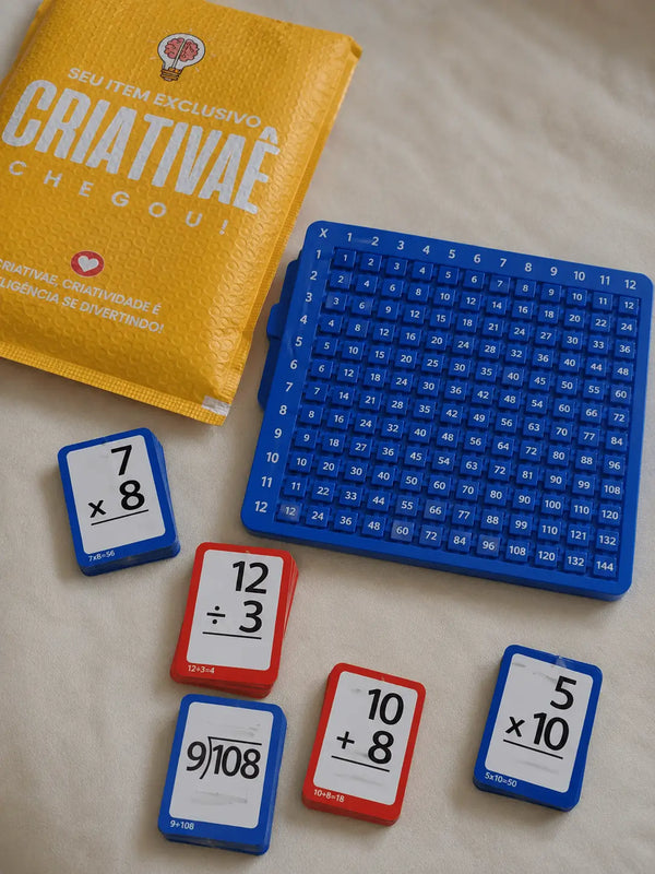 Pop It Math Kit Criativae - Fractions and Operations Interactive Kit