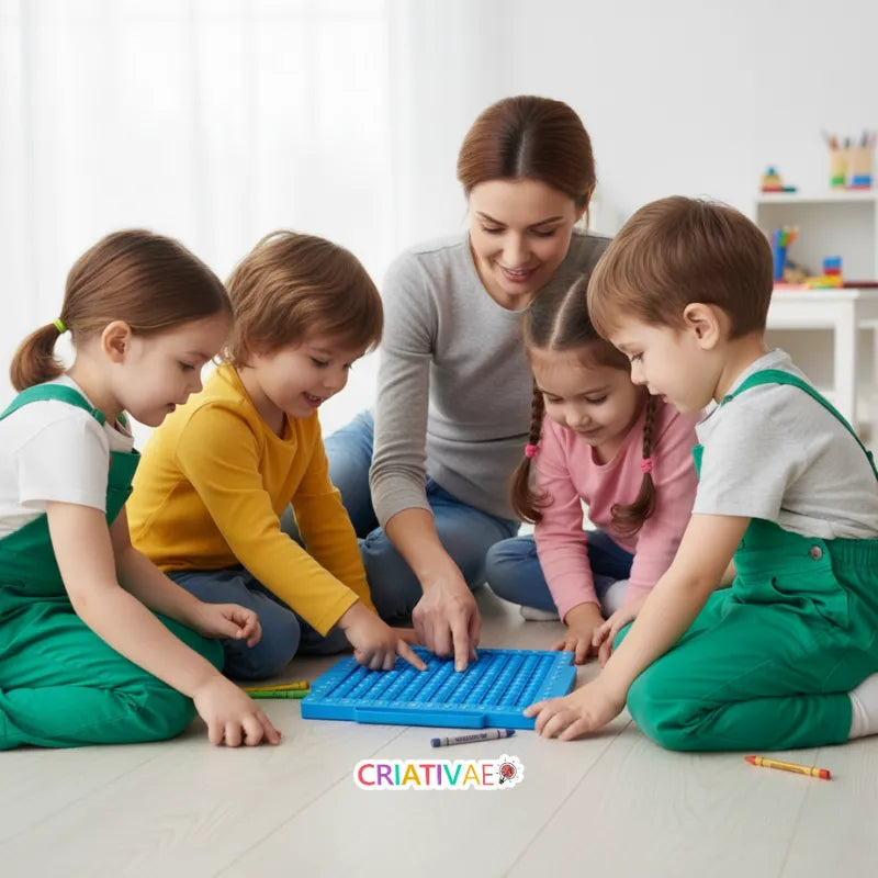 Pop It Math Kit Criativae - Fractions and Operations Interactive Kit