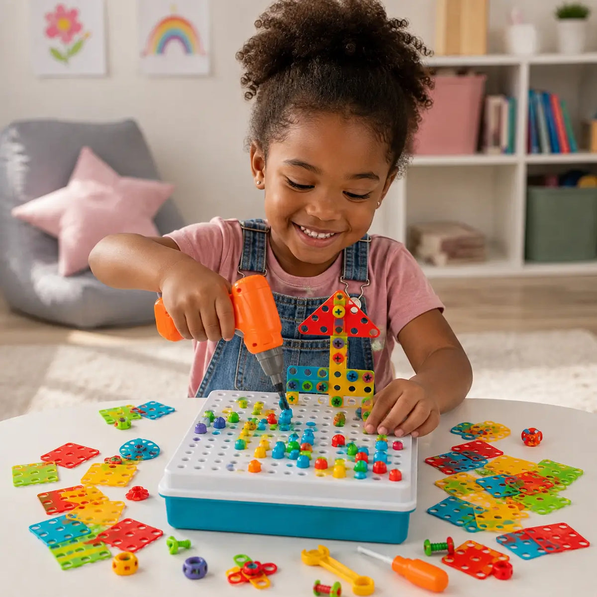 Nachher — Tecto3D Criativae - Kids Drill & Build STEM Mosaic Set