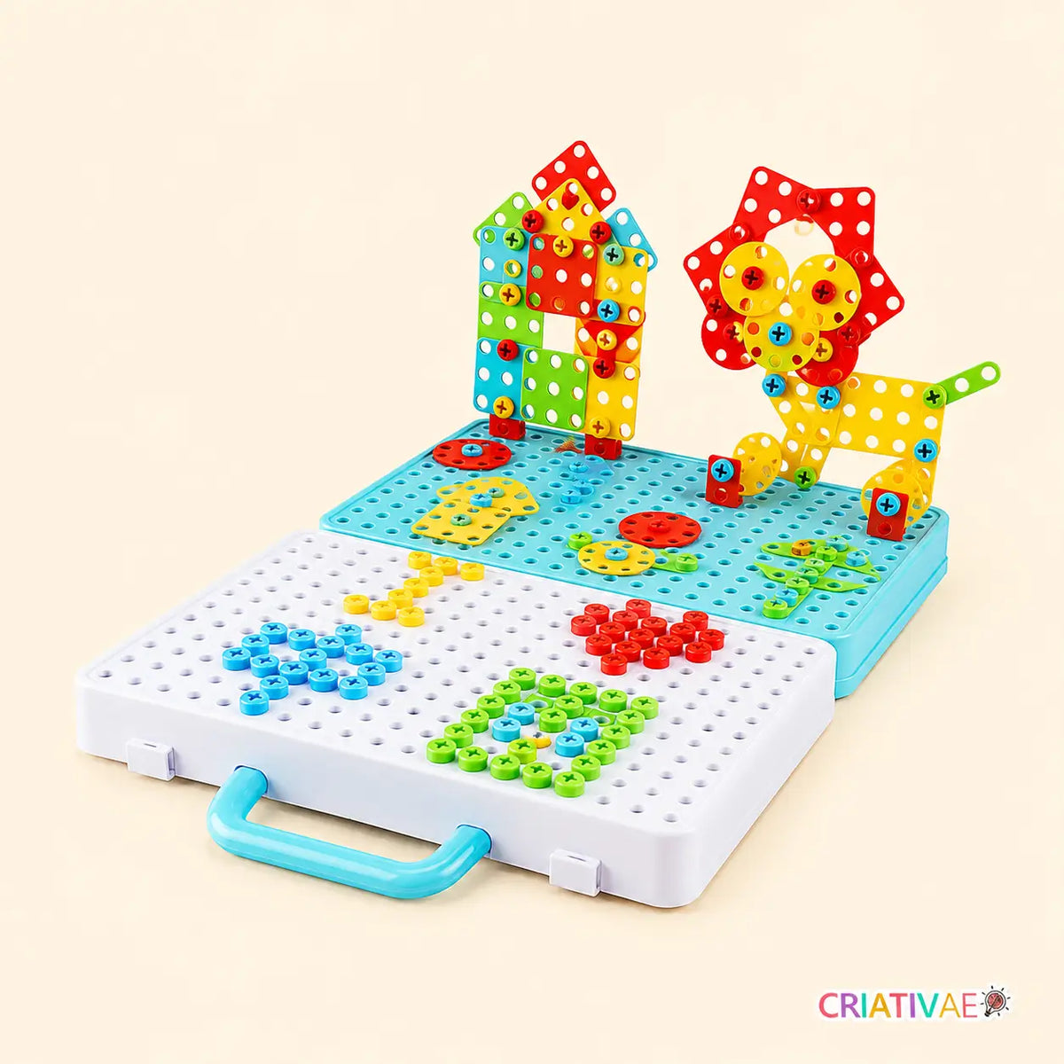 Tecto3D Criativae - Kids Drill & Build STEM Mosaic Set