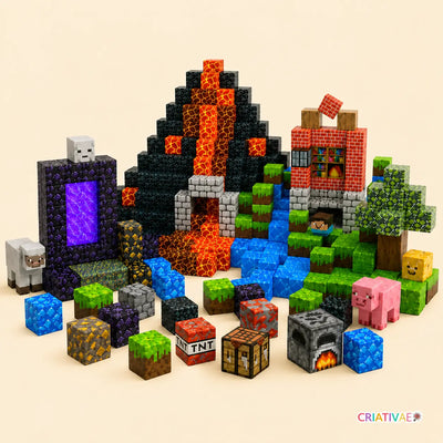 MagCraft Criativae - Magnetic Building Blocks for Kids