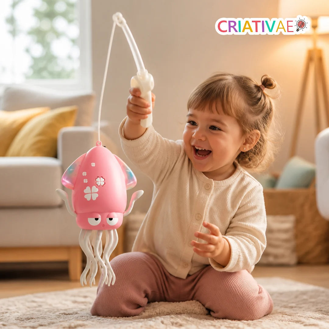 Lulita Pop Criativae - Walking, Dancing Light-Up Squid Toy