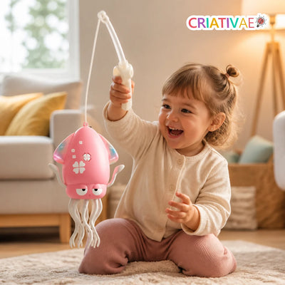 Lulita Pop Criativae - Walking, Dancing Light-Up Squid Toy