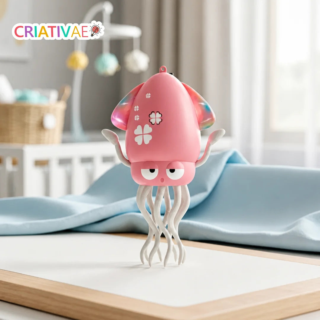 Lulita Pop Criativae - Walking, Dancing Light-Up Squid Toy