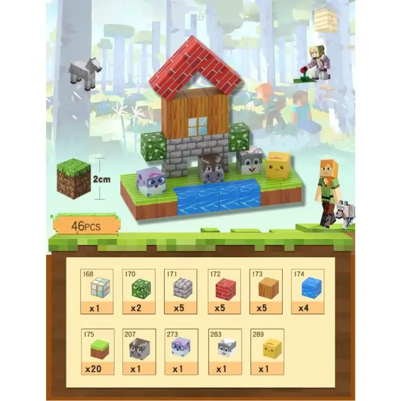 MagCraft Criativae - Magnetic Building Blocks for Kids
