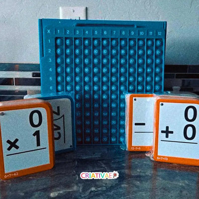 Pop It Math Kit Criativae - Fractions and Operations Interactive Kit
